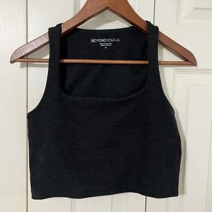 Beyond Yoga Black Crop Top